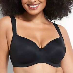 Cacique Smooth Boost Balconette Bra Size: 40C Black